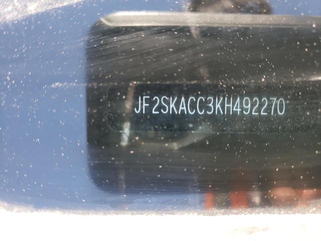 Photo 12 VIN: JF2SKACC3KH492270 - SUBARU FORESTER 