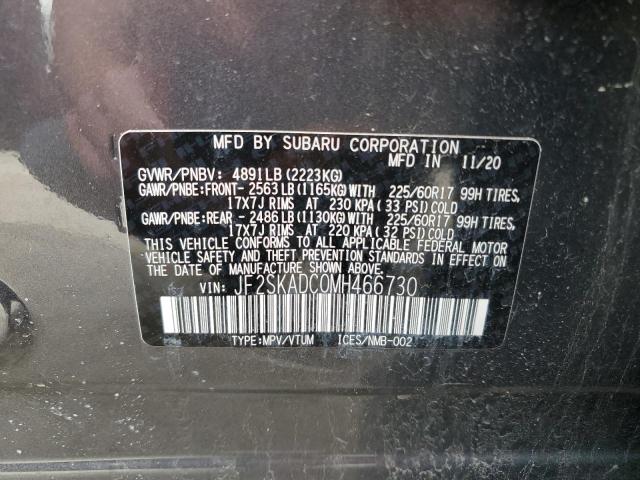 Photo 11 VIN: JF2SKADC0MH466730 - SUBARU FORESTER 