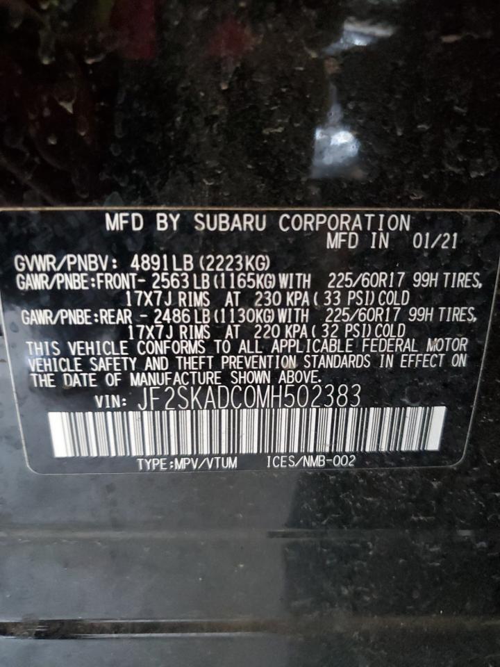 Photo 11 VIN: JF2SKADC0MH502383 - SUBARU FORESTER 