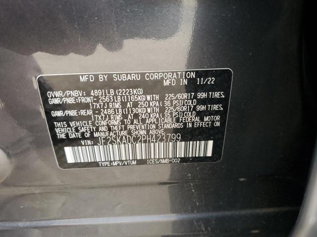 Photo 11 VIN: JF2SKADC2PH423799 - SUBARU FORESTER 