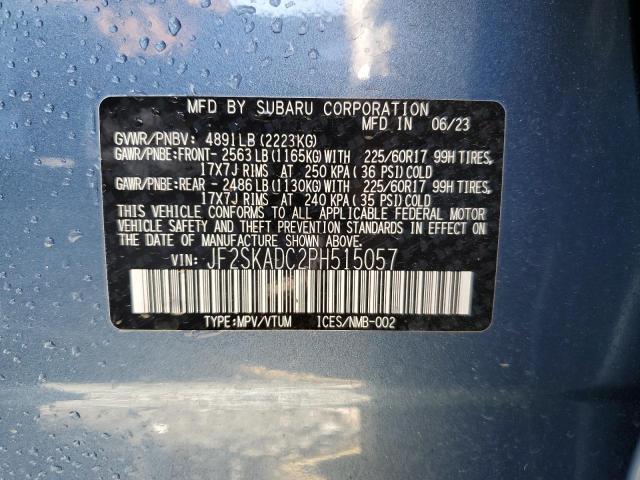 Photo 12 VIN: JF2SKADC2PH515057 - SUBARU FORESTER P 