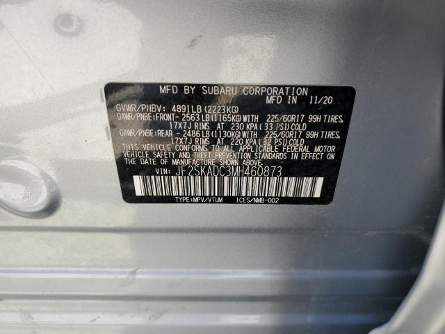 Photo 13 VIN: JF2SKADC3MH460873 - SUBARU FORESTER 