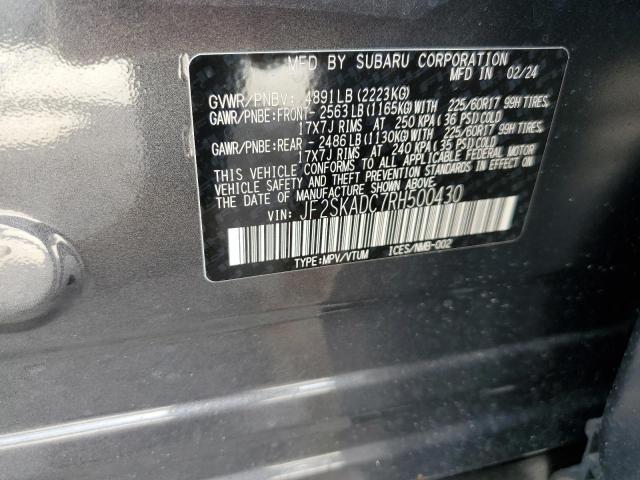 Photo 11 VIN: JF2SKADC7RH500430 - SUBARU FORESTER P 