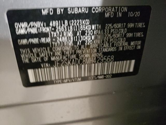 Photo 9 VIN: JF2SKADC8MH429568 - SUBARU FORESTER 