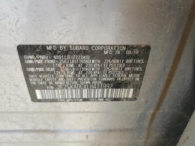 Photo 12 VIN: JF2SKADCXLH411992 - SUBARU FORESTER 