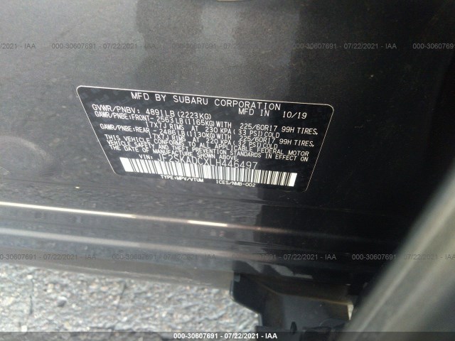 Photo 8 VIN: JF2SKADCXLH446497 - SUBARU FORESTER 