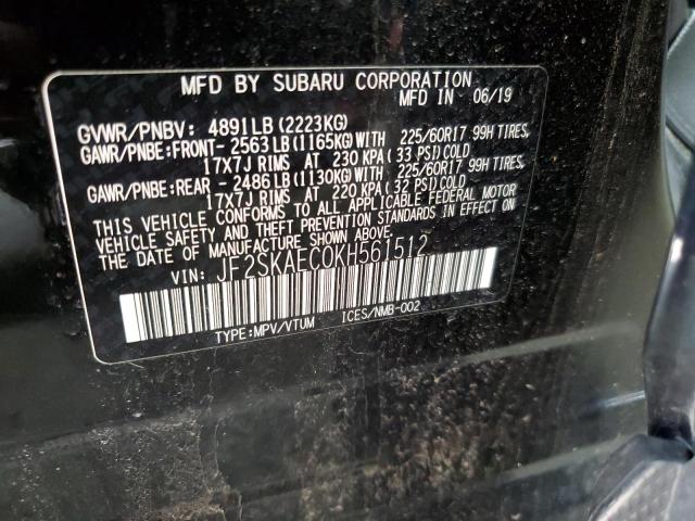 Photo 13 VIN: JF2SKAEC0KH561512 - SUBARU FORESTER P 