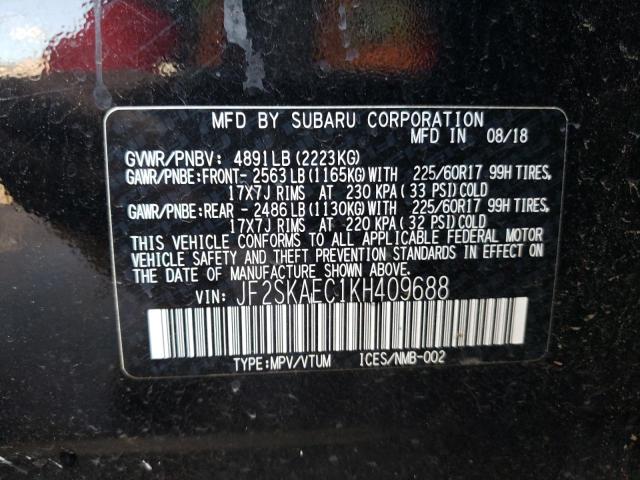 Photo 12 VIN: JF2SKAEC1KH409688 - SUBARU FORESTER P 