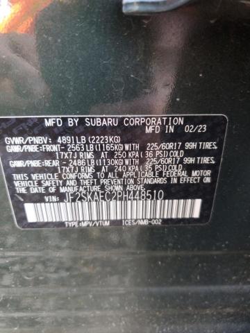 Photo 12 VIN: JF2SKAEC2PH448510 - SUBARU FORESTER P 