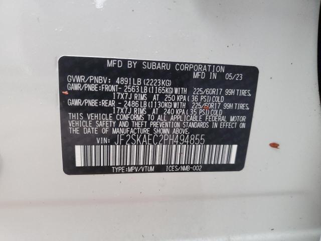 Photo 13 VIN: JF2SKAEC2PH494855 - SUBARU FORESTER P 