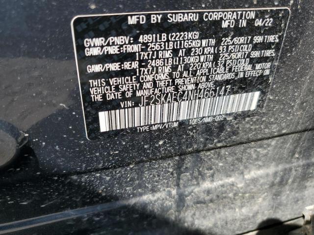 Photo 11 VIN: JF2SKAEC4NH466147 - SUBARU FORESTER P 