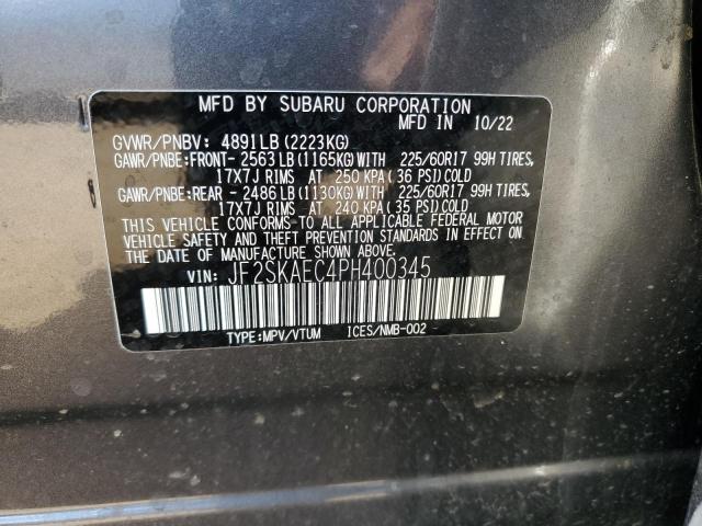 Photo 11 VIN: JF2SKAEC4PH400345 - SUBARU FORESTER 