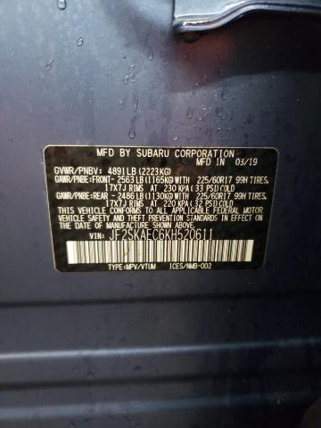 Photo 11 VIN: JF2SKAEC6KH520611 - SUBARU FORESTER P 