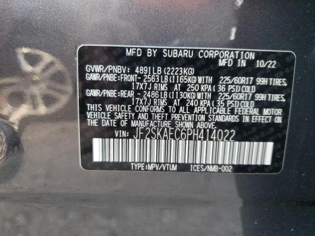 Photo 11 VIN: JF2SKAEC6PH414022 - SUBARU FORESTER P 