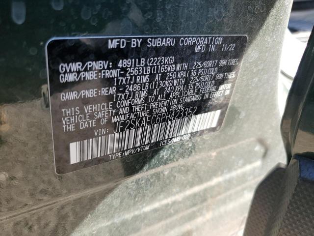 Photo 11 VIN: JF2SKAEC6PH423352 - SUBARU FORESTER P 