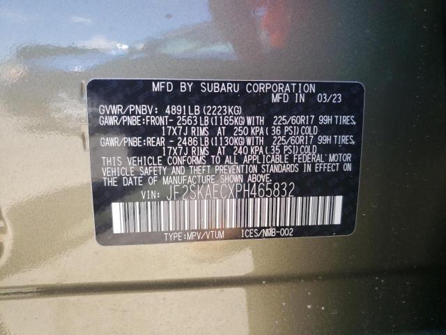 Photo 11 VIN: JF2SKAECXPH465832 - SUBARU FORESTER 