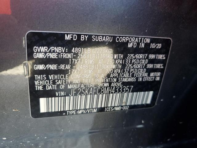 Photo 13 VIN: JF2SKAFC8MH433357 - SUBARU FORESTER P 