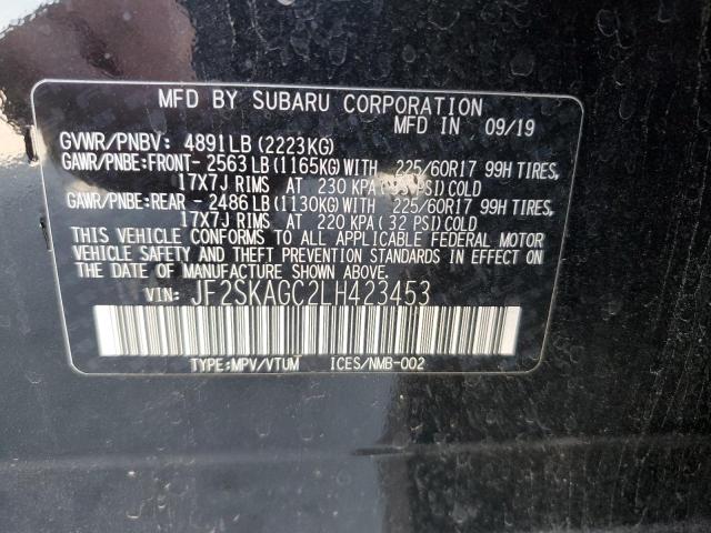 Photo 12 VIN: JF2SKAGC2LH423453 - SUBARU FORESTER P 