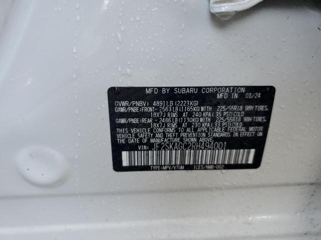 Photo 12 VIN: JF2SKAGC2RH494001 - SUBARU FORESTER S 