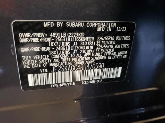 Photo 12 VIN: JF2SKAGC4RH470590 - SUBARU FORESTER S 