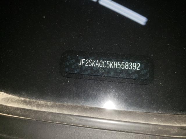 Photo 9 VIN: JF2SKAGC5KH558392 - SUBARU FORESTER P 