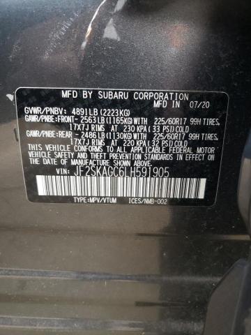 Photo 12 VIN: JF2SKAGC6LH591905 - SUBARU FORESTER P 