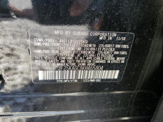 Photo 11 VIN: JF2SKAGC8KH465804 - SUBARU FORESTER P 