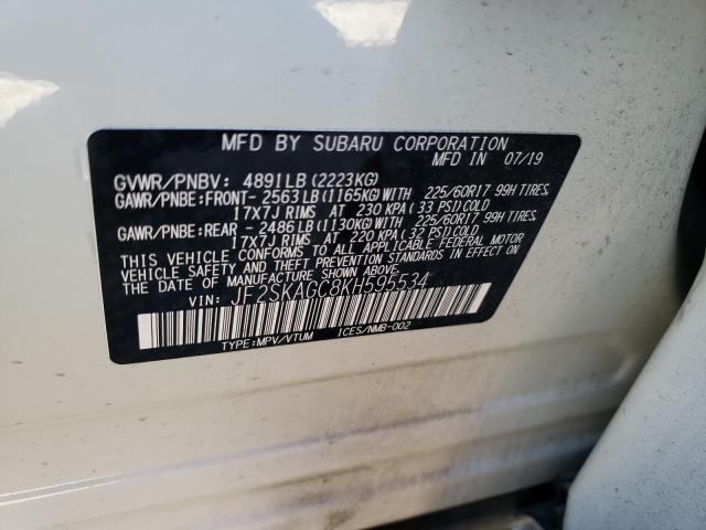 Photo 12 VIN: JF2SKAGC8KH595534 - SUBARU FORESTER P 