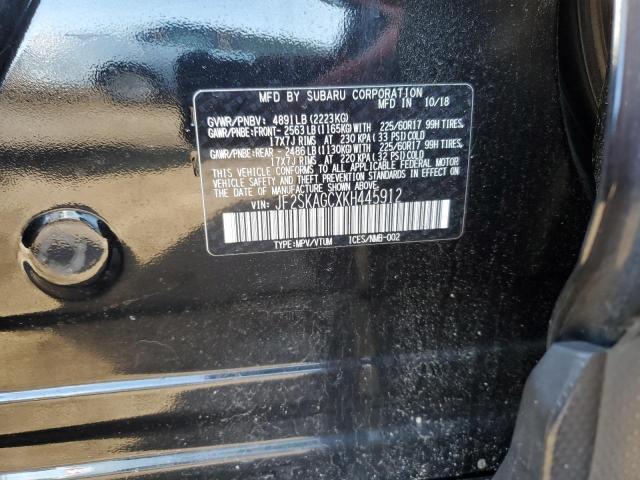 Photo 13 VIN: JF2SKAGCXKH445912 - SUBARU FORESTER P 