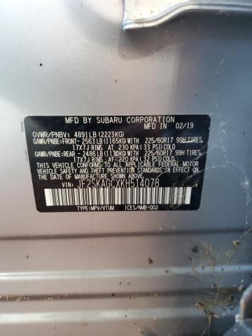 Photo 12 VIN: JF2SKAGCXKH514078 - SUBARU FORESTER P 