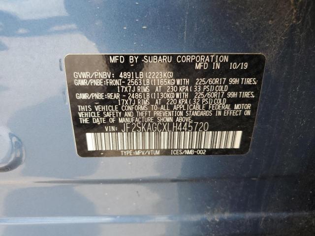 Photo 12 VIN: JF2SKAGCXLH445720 - SUBARU FORESTER 