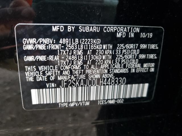 Photo 9 VIN: JF2SKAJC0LH448330 - SUBARU FORESTER P 