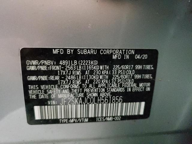 Photo 9 VIN: JF2SKAJC0LH561856 - SUBARU FORESTER P 