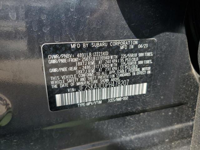 Photo 13 VIN: JF2SKAJC0PH478207 - SUBARU FORESTER S 