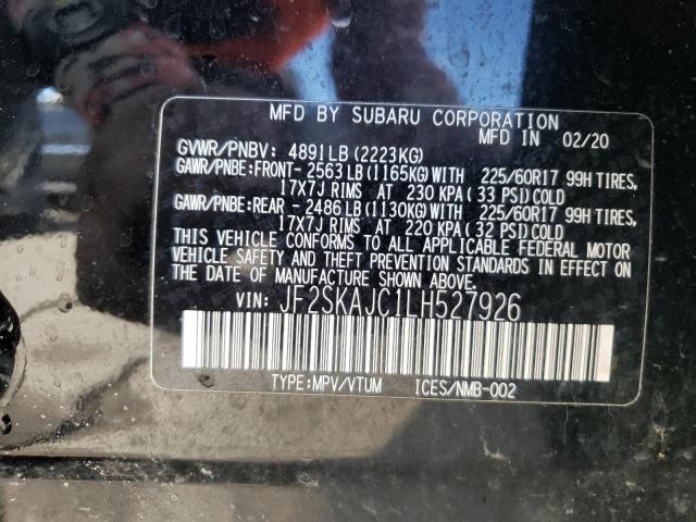 Photo 13 VIN: JF2SKAJC1LH527926 - SUBARU FORESTER 