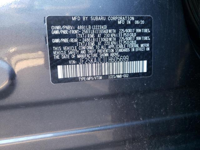 Photo 13 VIN: JF2SKAJC1LH605699 - SUBARU FORESTER P 