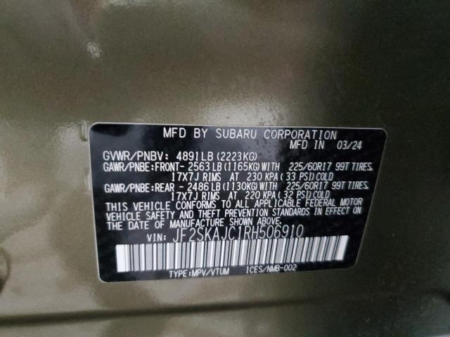 Photo 12 VIN: JF2SKAJC1RH506910 - SUBARU FORESTER W 