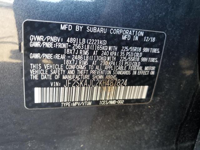 Photo 12 VIN: JF2SKAJC2KH487824 - SUBARU FORESTER 