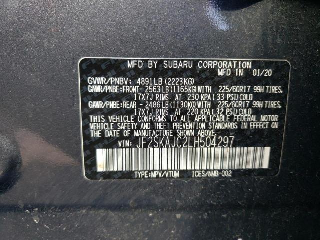 Photo 9 VIN: JF2SKAJC2LH504297 - SUBARU FORESTER P 