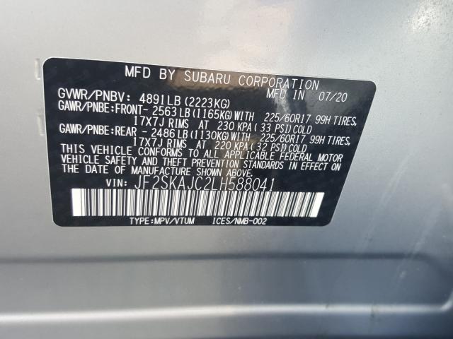 Photo 9 VIN: JF2SKAJC2LH588041 - SUBARU FORESTER P 