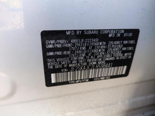 Photo 11 VIN: JF2SKAJC2LH598441 - SUBARU FORESTER P 