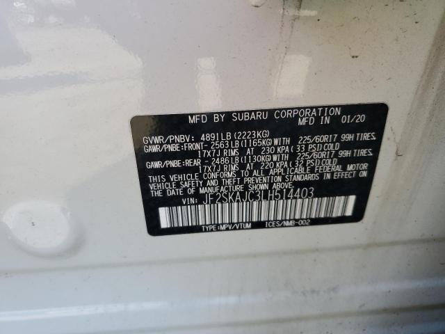 Photo 12 VIN: JF2SKAJC3LH514403 - SUBARU FORESTER P 