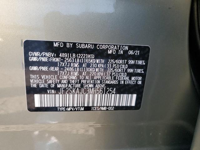 Photo 13 VIN: JF2SKAJC3MH561254 - SUBARU FORESTER P 