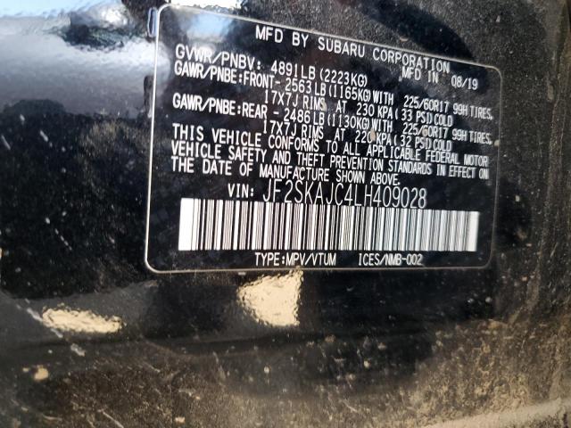 Photo 12 VIN: JF2SKAJC4LH409028 - SUBARU FORESTER P 