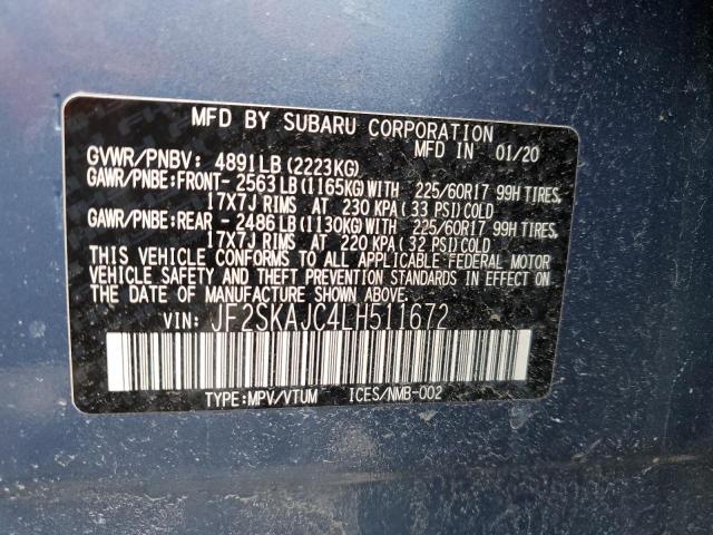 Photo 12 VIN: JF2SKAJC4LH511672 - SUBARU FORESTER 