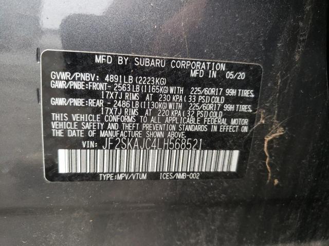 Photo 9 VIN: JF2SKAJC4LH568521 - SUBARU FORESTER P 