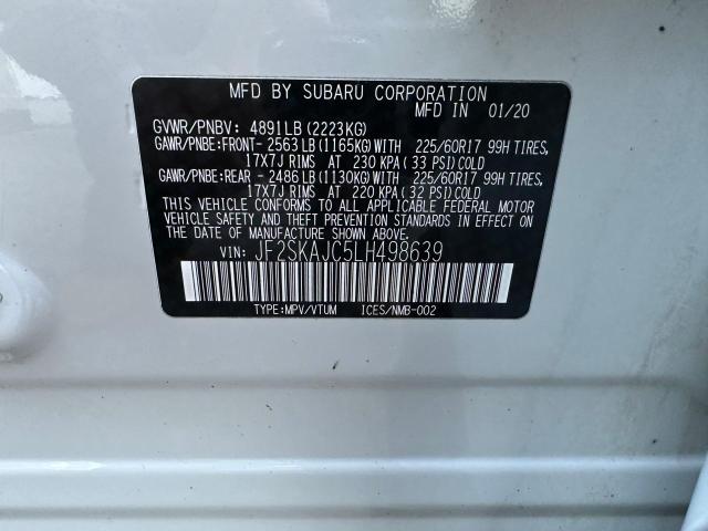 Photo 9 VIN: JF2SKAJC5LH498639 - SUBARU FORESTER P 