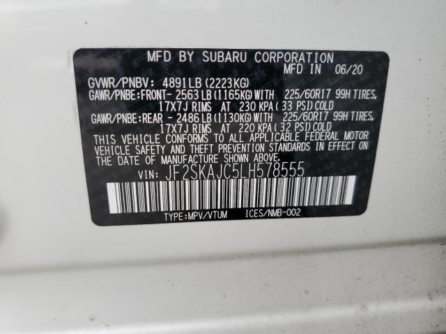 Photo 13 VIN: JF2SKAJC5LH578555 - SUBARU FORESTER P 