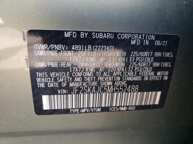 Photo 12 VIN: JF2SKAJC5MH552488 - SUBARU FORESTER 