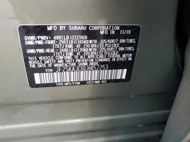 Photo 13 VIN: JF2SKAJC6LH452253 - SUBARU FORESTER P 